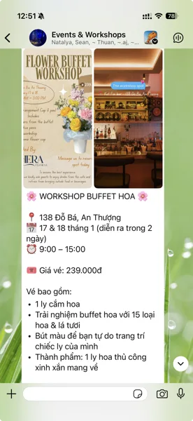 WhatsApp Vietnam workshop event
